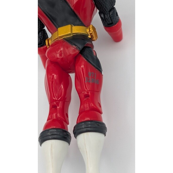 Vintage Bandai Power Rangers Lot Red Blue Yellow (Missing Hands)+ Black 1993 PVC - Picture 8 of 14